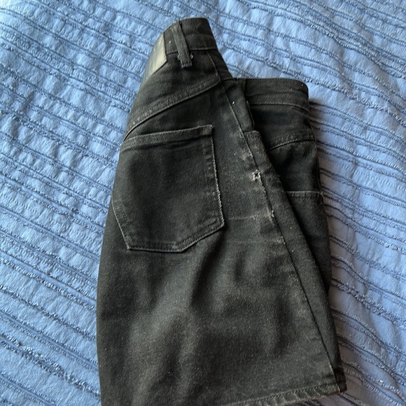 Sandro Zina High rise black denim mini skirt size small - Picture 10 of 14